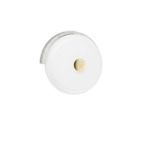 Design By Us Trip -seinävalaisin Carrara-marmori/kiiltävä Opaali