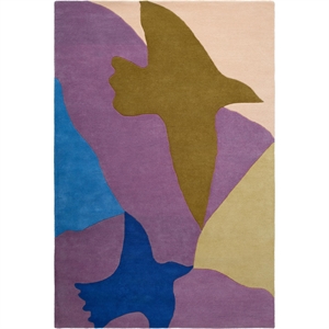 Decotique Bird -matto 300x400 cm Sininen