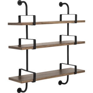 GUBI Démon Shelf L95 cm 3 Shelves American Walnut