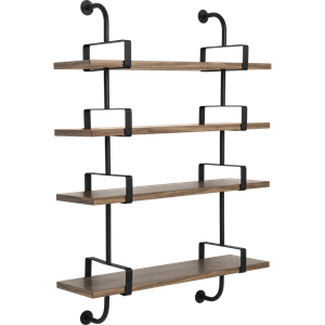 GUBI Démon Shelf L95 cm 4 Shelves American Walnut