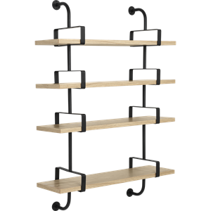 GUBI Démon Shelf L95 cm 4 Shelves Oak