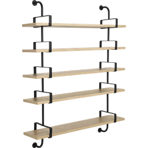 GUBI Démon Shelf L155 cm 5 Shelves Oak