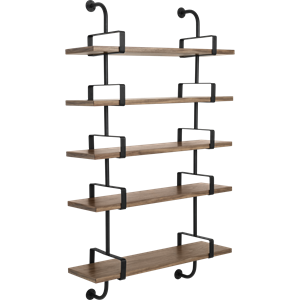 GUBI Démon Shelf L95 cm 5 Shelves American Walnut