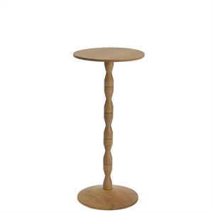 Design House Stockholm Pedestal Side Table Oak