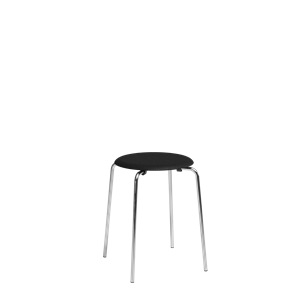 Fritz Hansen Dot Stool Chrome/ Black Ash