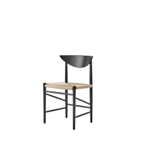 &Tradition Drawn HM3 Dining Chair Black Oak