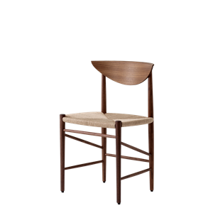 &Tradition Drawn HM3 Dining Chair Walnut