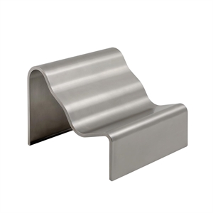 Muuto Dream View -penkki 100 cm Harjattu Alumiini