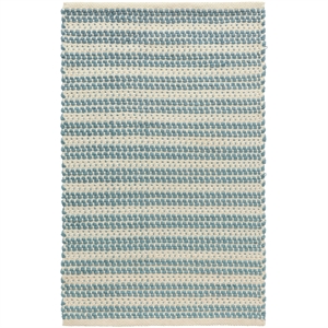 Decotique Dune -matto 60x90 Pölynsininen/luonnonvalkoinen