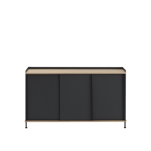 Muuto Enfold Cabinet 148x45 Oak/Anthracite Black