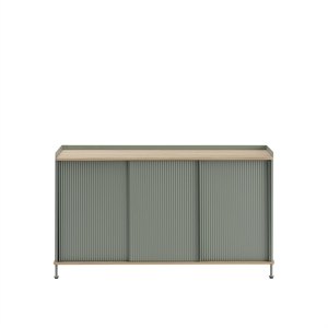 Muuto Enfold-sivupöytä 148x45 Oak/Dusty Green