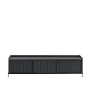 Muuto Enfold Cabinet 186x45 Black/ Anthracite Black