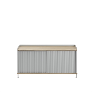 Muuto Enfold Sideboard Low Oak/Gray