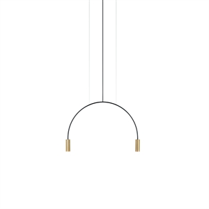 Estiluz Volta 2 Riipus 3000K Musta/satiinikulta