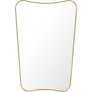 GUBI FA 33 Wall Mirror 54 x 80 cm Polished Brass