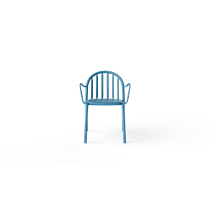 Fatboy Fred's Garden Chair With Armrests Wave Blue