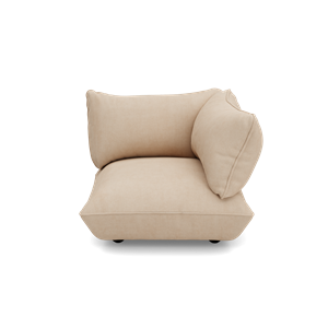 Fatboy Sumo Kierrätetystä Narusta Valmistettu Kulmaistuin, Oikea, Beige