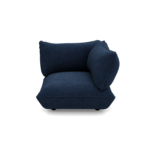 Fatboy Sumo Kierrätetystä Narusta Valmistettu Kulmaistuin, Oikea, Tummansininen