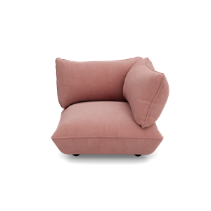 Fatboy Sumo Kierrätetystä Narusta Valmistettu Kulmaistuin, Oikea, Pehmeä, Pinkki