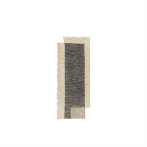 Ferm Living Counter Floor Runner 80x200 cm Charcoal/ Off White