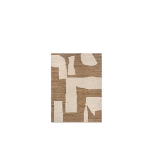 Ferm Living Piece Carpet 140x200 cm Off White/Toffee