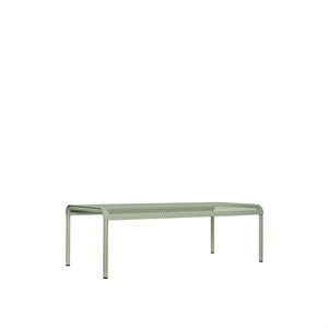 Ferm Living Dapple -puutarhapöytä, Matala, 114x57, Teenvihreä