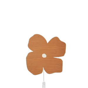 Ferm Living Posie -seinävalaisin, Ruskea Savi