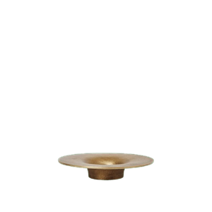 Ferm Living Soothe Block -kynttilänjalka, Messinki