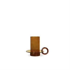 Ferm Living Luce Candlestick Amber