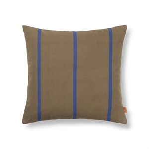 Ferm Living Grand Cushion Oliivi/kirkkaansininen