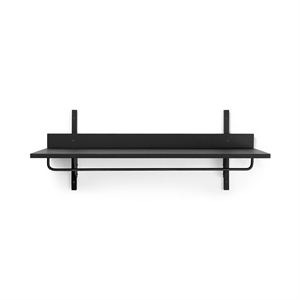 Ferm Living Sector Shelf Black Ash/Black Brass