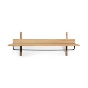 Ferm Living Sector Shelf Oak/Black Brass