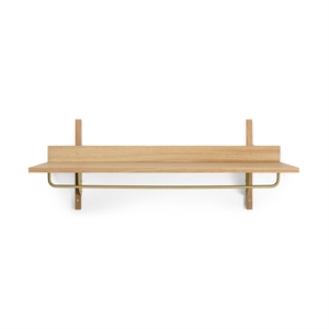 Ferm Living Sector Shelf Oak/Brass