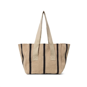 Ferm Living Yard Picnic Bag Hiekka/musta