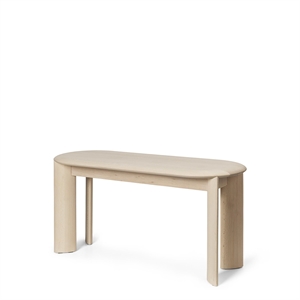 Ferm Living Bevel Bench White Oiled Beech