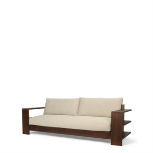 Ferm Living Edre Sofa Dark Stained/Classic Linen