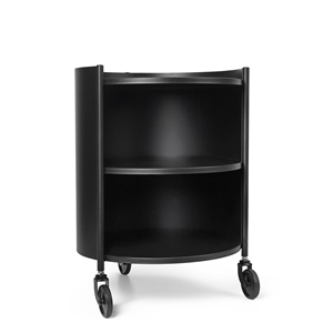 Ferm Living Eve Storage Rolling Table Black