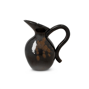 Ferm Living Verso Jug Black/ Brown