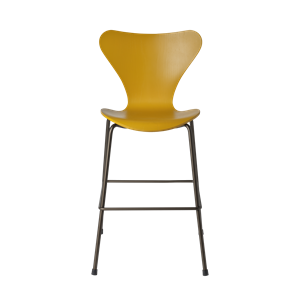 Fritz Hansen Series 7 Junior Chair Poltettu Keltainen