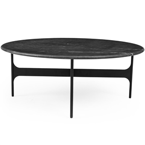 Wendelbo Floema Coffee Table Ø85 Black Nero Marquina Marble