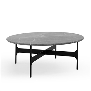 Wendelbo Floema Coffee Table Ø85 Gray Emperador Marble