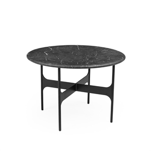 Wendelbo Floema sohvapöytä Ø60 Musta Nero Marquina Marble