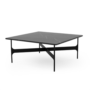 Wendelbo Floema Coffee Table 80x80 Black Nero Marquina Marble