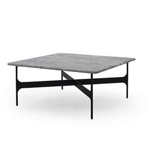 Wendelbo Floema Coffee Table 80x80 Gray Emperador Marble