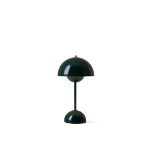 &Tradition Flowerpot VP9 Table Lamp Portable Dark Green