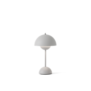 &Tradition Flowerpot VP9 Table Lamp Portable Matt Light Gray