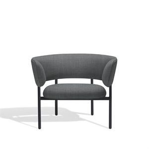 Møbel Copenhagen Font Armchair with Armrests Remix 143/ Black Frame