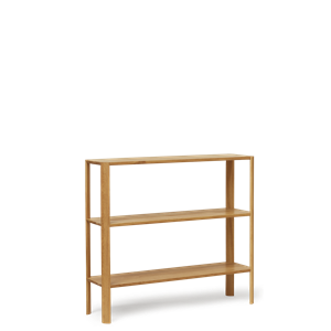 Form & Refine Leaf Bookcase 1x3 Oak