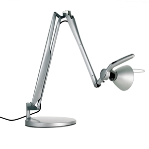 Luceplan Fortebraccio Table Lamp Aluminium without Dimmer