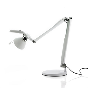 Luceplan Fortebraccio Table Lamp White without Dimmer